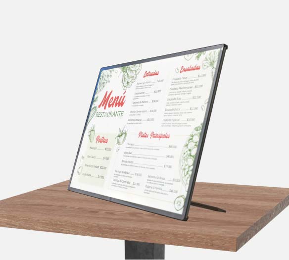 caja de luz led ultradelgada de escritorio