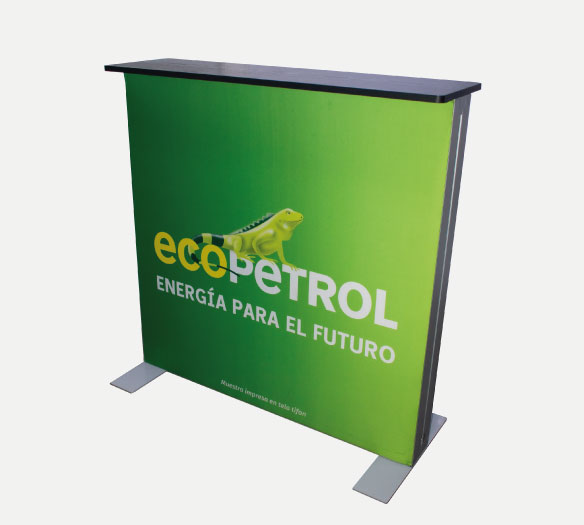 Counter con luz LED doble cara